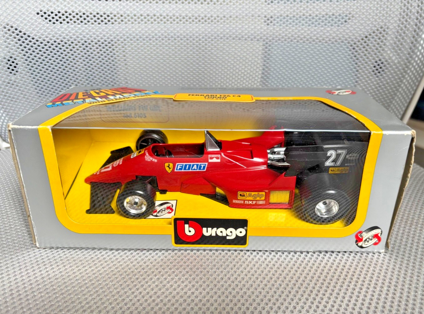 FERRARI 126 C4 TURBO 1/24 6111 BURAGO BBURAGO DIE-CAST SCATOLA