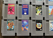 Nintendo NES Game Lot of 28! Jurassic Park Tecmo Super Bowl Top Gun All Tested🔥