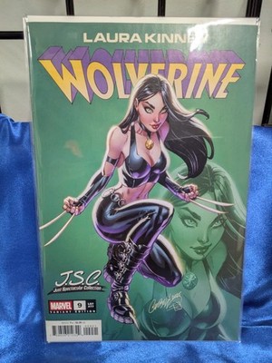 Marvel Comics Laura Kinney Wolverine #9 J Scott Campbell Variant. We Combine.