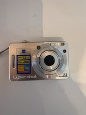Sony Cyber-shot DSC-W55 7.2MP Digital Camera - Silver FOR PARTS