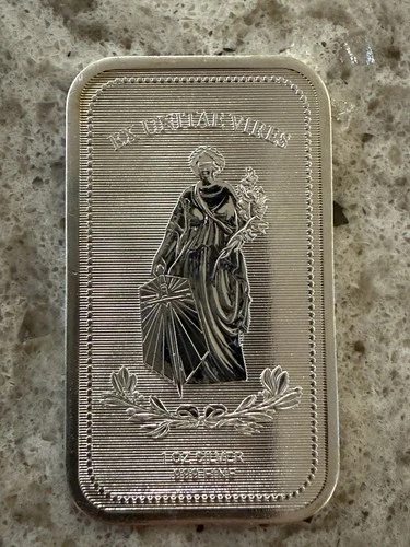 John Wick EX UNITAE VIRES 1 oz .999 Fine Silver Continental Bar