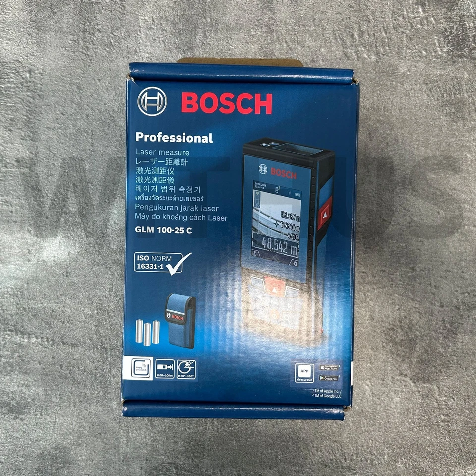 [CLEARANCE] Bosch GLM 100-25 C Laser Distance Measure BT (GLM100 Follow-up) - Image 2 of 4