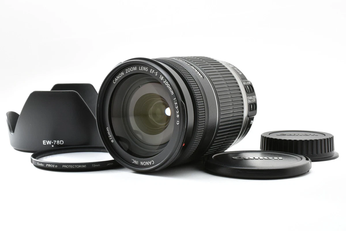 Canon EF-S 18-200mm Focal Camera Lenses for sale | eBay