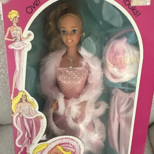 Vintage 1981 Pink & Pretty Barbie – New in Box – All Accessories Included