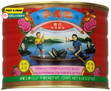 Lee Kum Kee Premium Oyster Sauce (5 Pounds - 1 Pack), No Preservatives, Umami Fl