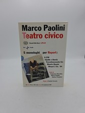 Teatro civico. 5 monologhi per Report. Con DVD Marco Paolini 2004 libro + dvd