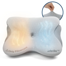 Derila Ergo Thermal Pillow Cover for Cervical Neck Pillow, Cooling Pillowcase
