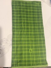 Buff Polar Reversible Neck Green Gaiter Fleece Lined Striped Neck Warmer