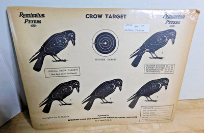 13 Remington Peters Dupont Crow Shooting Paper Targets, 4/66
