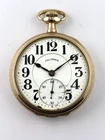 Illinois A. Lincoln Antique 21J Railroad Grade Pocket Watch 16s  3430440  RUNS!