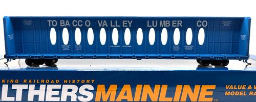HO WALTHERS MAINLINE 910-4808 72' VIGA CENTRAL COCHE PLANO TABACO VALLE MADERA AOK | Zustand: New