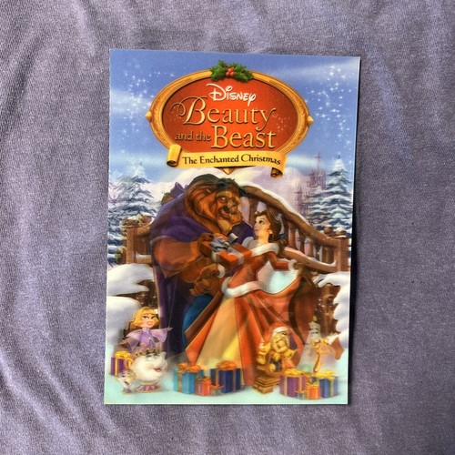 Disney’s 3-D Lenticular Collector Card Beauty And The Beast