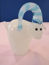 Portmeirion Studio - Robert Scotton's animal glass sculpture, Vanilla The Sheep