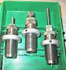 RCBS FL 3 DIE SET OF DIES FOR THE 9 MM LUGER CALIBER.