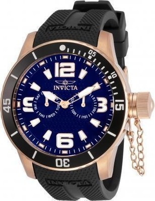 Invicta Specialty Day Date Uhr 18K PVD silbernes Zifferblatt aus Japan