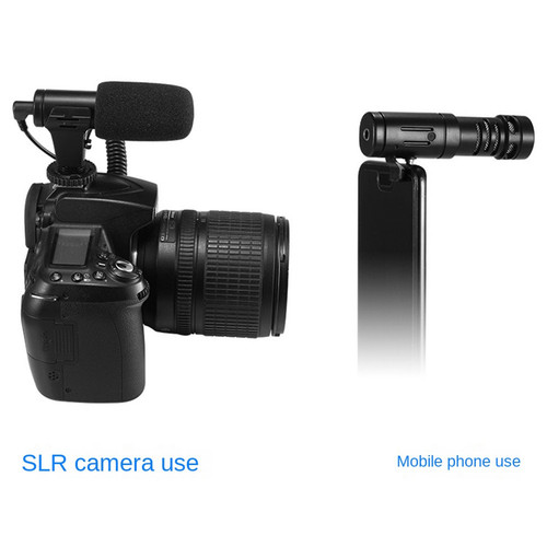 Video Microphone for Phone DSLR Camera 3.5mm Microphone O3C91457 - Picture 6 of 9
