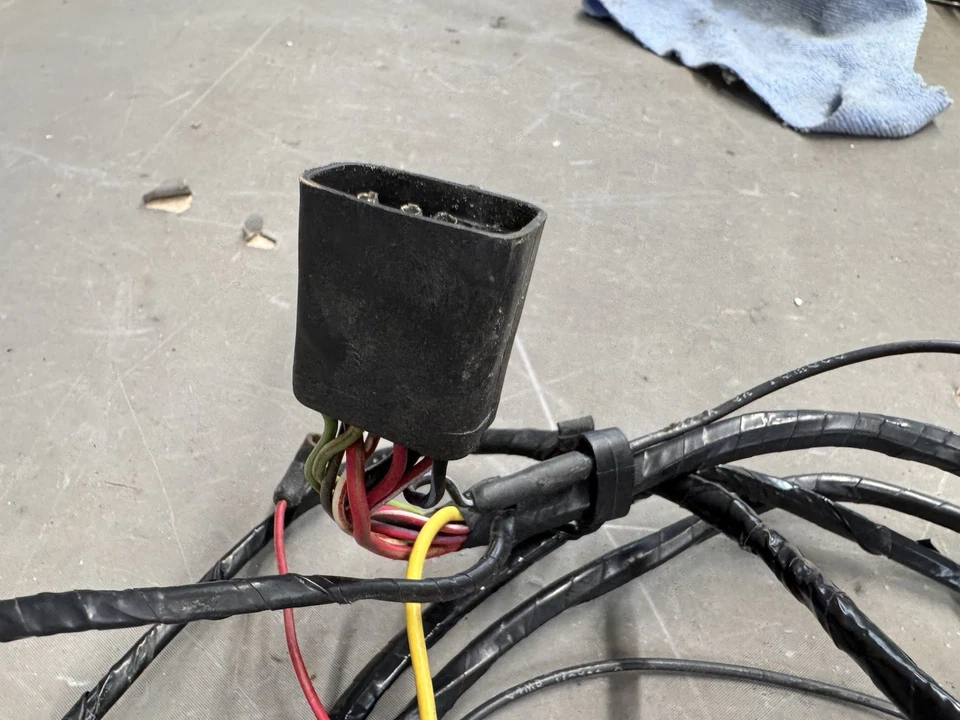 Ford Galaxie 1963 1964 alternador arnés de cableado bahía del motor regulador de voltaje equipo original Foto 3 de 4