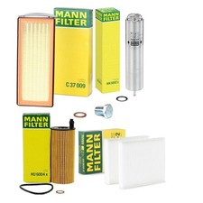 MANN OIL AIR CABIN FUEL FILTERS SERVICE KIT FOR BMW 730d MSPORT F01 3.0 12-15