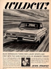 1962 Buick Wildcat Hardtop Slick Usa Issue Magazine Ad - Us Postage 3.60 1962 Buick Wildcat Hardtop Slick Usa Issue Magazine Ad - Us Postage 3.60