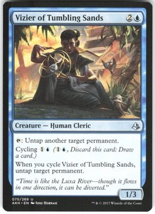 Vizier of Tumbling Sands - Amonkhet #75 Uncommon MTG