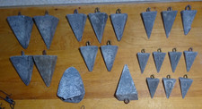 Pyramid Lead Sinkers, 21 Piece Assortment, Sizes 1, 2, 3, 4, 5 and 6