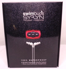 Lettore MP3 Underwater Audio Swimbuds SYRYN impermeabile 8 GB nuovo in scatola aperta