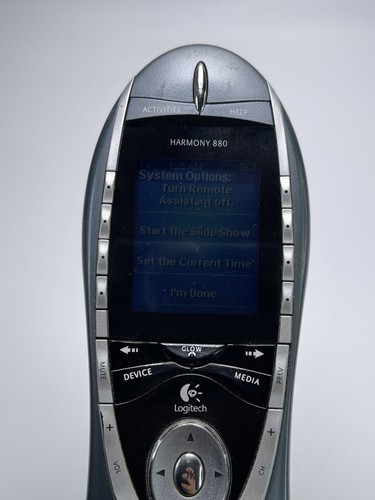 Logitech Harmony 880 Universal Programmable LCD Remote Control w/L-LG7 Charger - Afbeelding 7 van 7