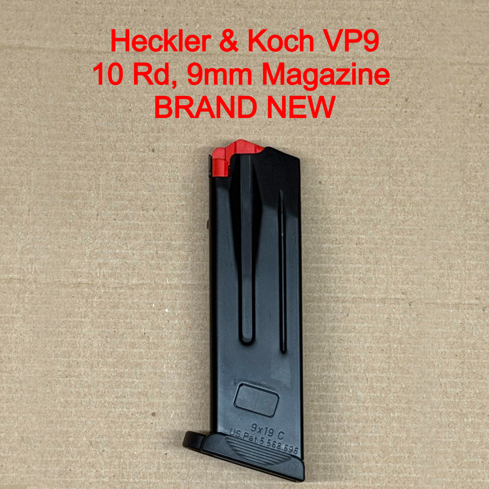NEW HK VP9 P30 9mm 10 Round Magazine OEM Steel Factory German - 50249835