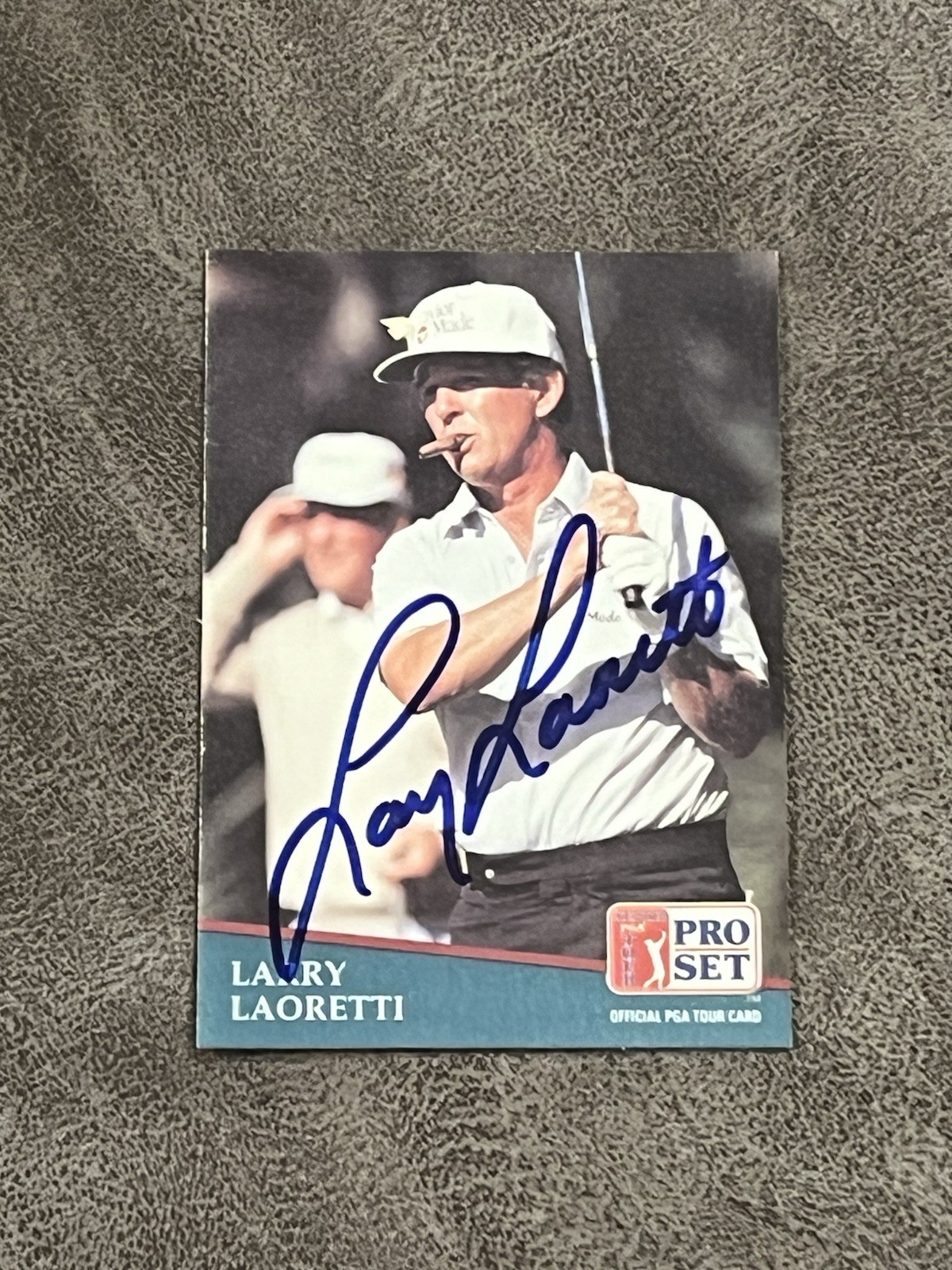 1991 Pro Set Golf PGA Tour Larry Laoretti #266 Rookie RC! AUTO Signed Autograph!