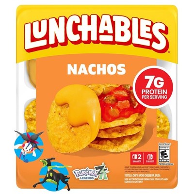 Lunchables Nachos with Cheese Dip and Salsa, 4.4 oz Pack