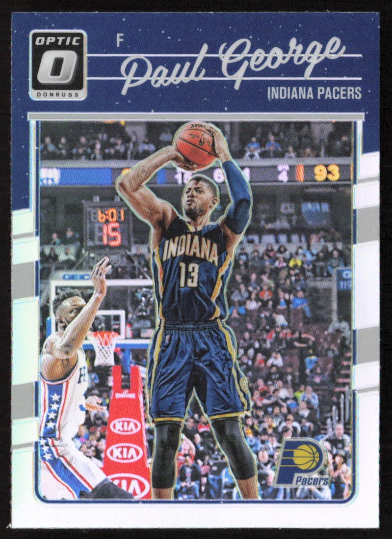 2016-17 Donruss Optic Holo Paul George #93 Indiana Pacers