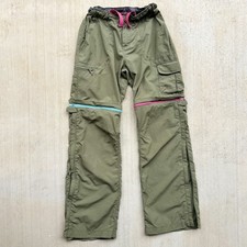 Gorpcore Hiking REI Sahara Convertible Cargo Pant Shorts Girls Medium 10-12