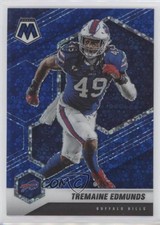 2021 Panini Mosaic No Huddle Blue Mosaic Prizm 75/75 Tremaine Edmunds #32 0c6