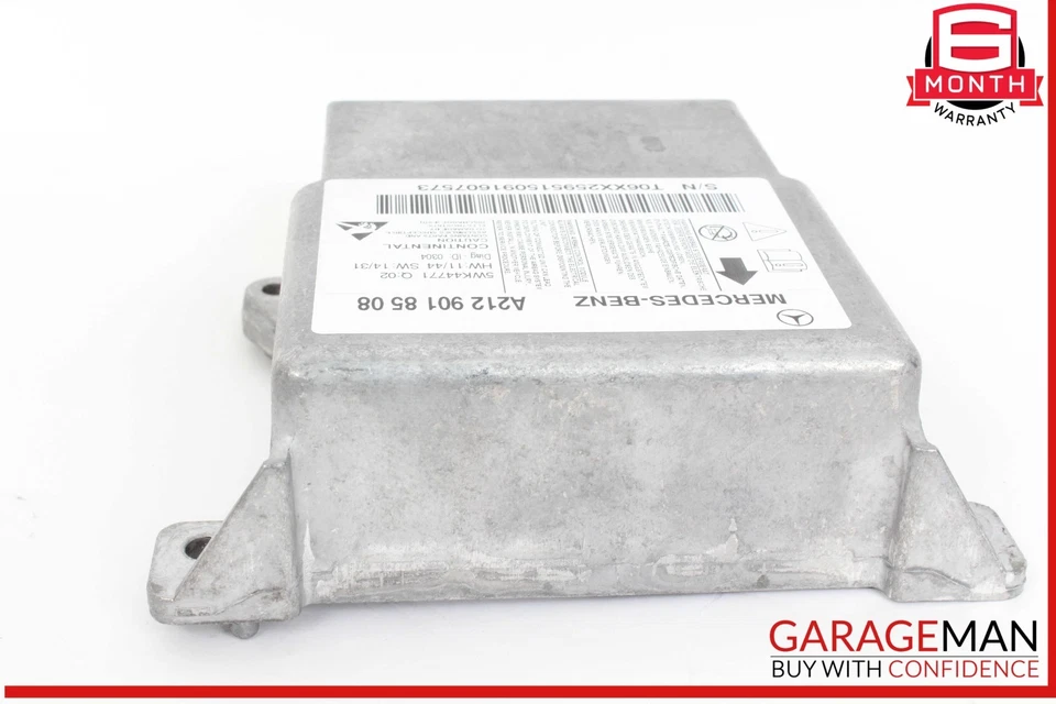 14-16 Mercedes W212 E350 Airbag Sensor SRS Módulo de Controle 2129018508 Fabricante de Equipamento Original - Imagem 4 de 4