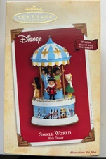 Hallmark Keepsake Ornament Walt Disney It's a Small World Windup Music Movement