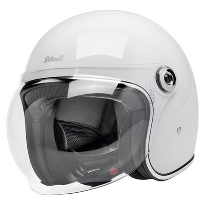 Biltwell Tahoe Helm weiß glänzend Größe M