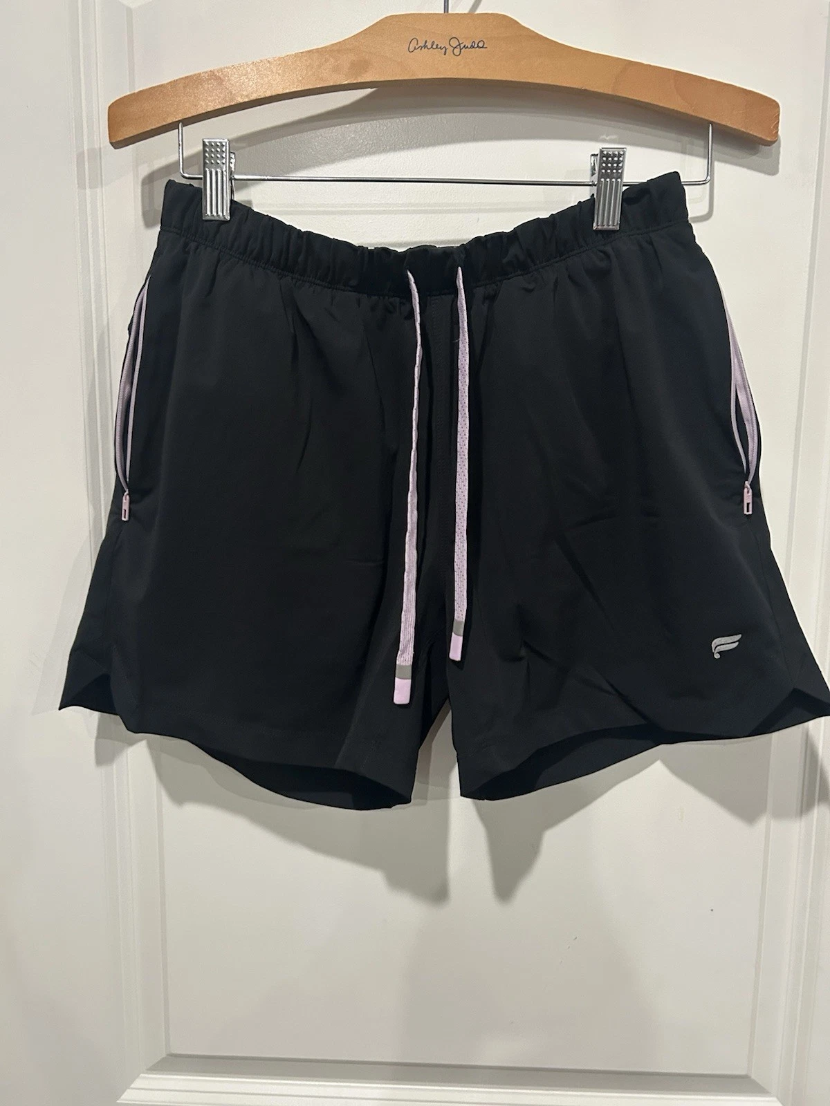 Fabletics Mens The Only Shorts 32" × 8" Black Athleisure Stretch Commuter