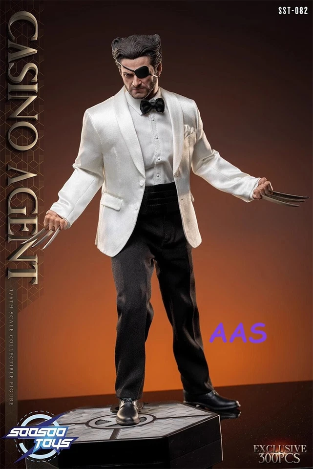 Nuevo stock de figuras Soosootoys SST-082 1/6 Casino Agent Wolverine 12" Foto 4 de 4