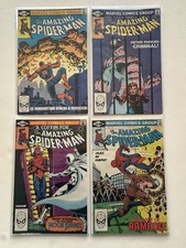 Lot of *4* AMAZING SPIDER-MAN! #218, 219, 220, 221 (Marvel Comics 1981)