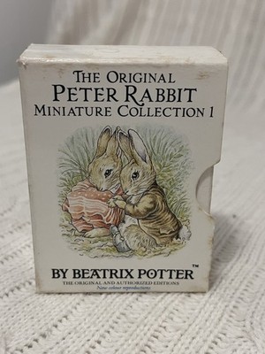 The Original Peter Rabbit Miniature Collection 1 Box Set By Beatrix Potter 1986