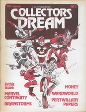 COLLECTOR'S DREAM #3, 1977!! ICONIC COMICS FANZINE!!