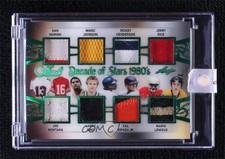 2018-19 Leaf Pearl Green Spectrum Holofoil 2/2 Dan Marino Joe Montana HOF uk2