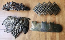 Vintage Barrette Lot Of 4 