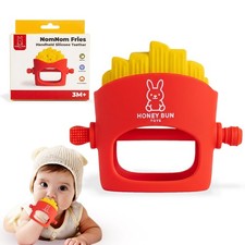 French Fries Baby Teething Toys, Parent-Designed by Honey Bun Toys