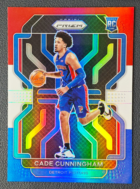 Cade Cunningham 2021 Prizm #282 Red White Blue Price Guide