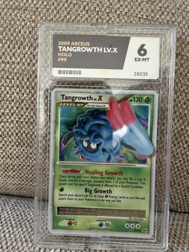 Tangrowth LV.X graded ACE 6 for sale on eBay