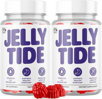 2PK Jelly Tide Gummies Weight Management Support Supplement Apple Cider Vinegar