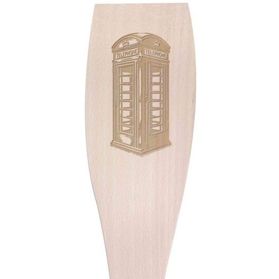 Großer Kochspachtel ''British Telephone Kiosk'' aus Holz (SA00025283)