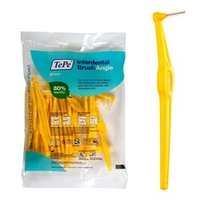 TePe Interdental Brush Angle, Angled Dental 1 Count Pack of 1 , Yellow