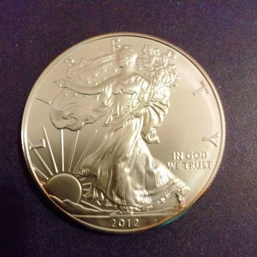 2012 1 oz American Silver Eagle .999 Silver Beautiful Uncirculated Coin